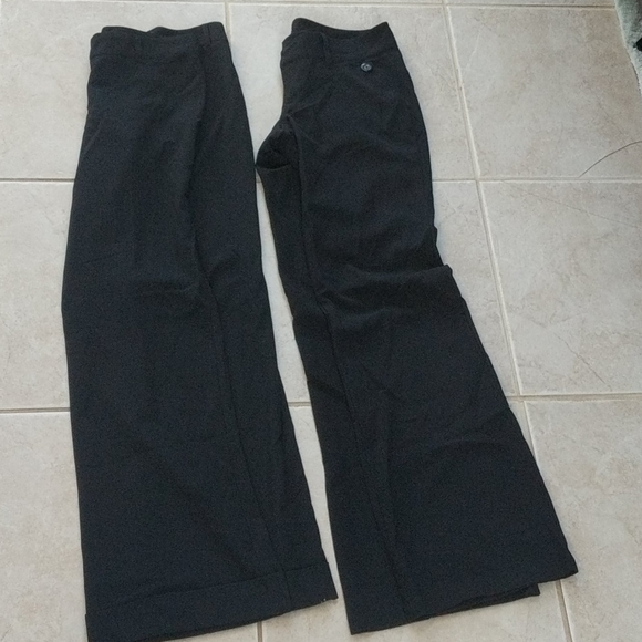 Size 9 black dress pants two pair - Picture 1 of 8